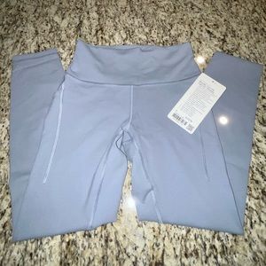 💗GET 20% OFF💗 NWT Lululemon Wunder Train HighRise Tight w Pockets 25" Chambray
